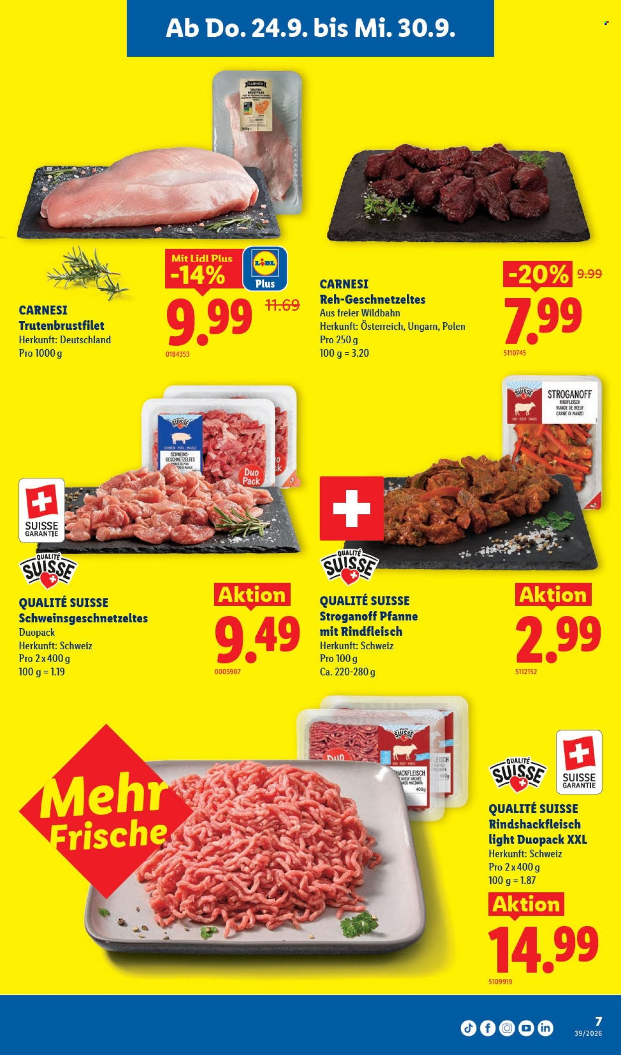 Volantino Lidl - 24.9.2026 - 30.9.2026. Pagina 7. Pagina 7