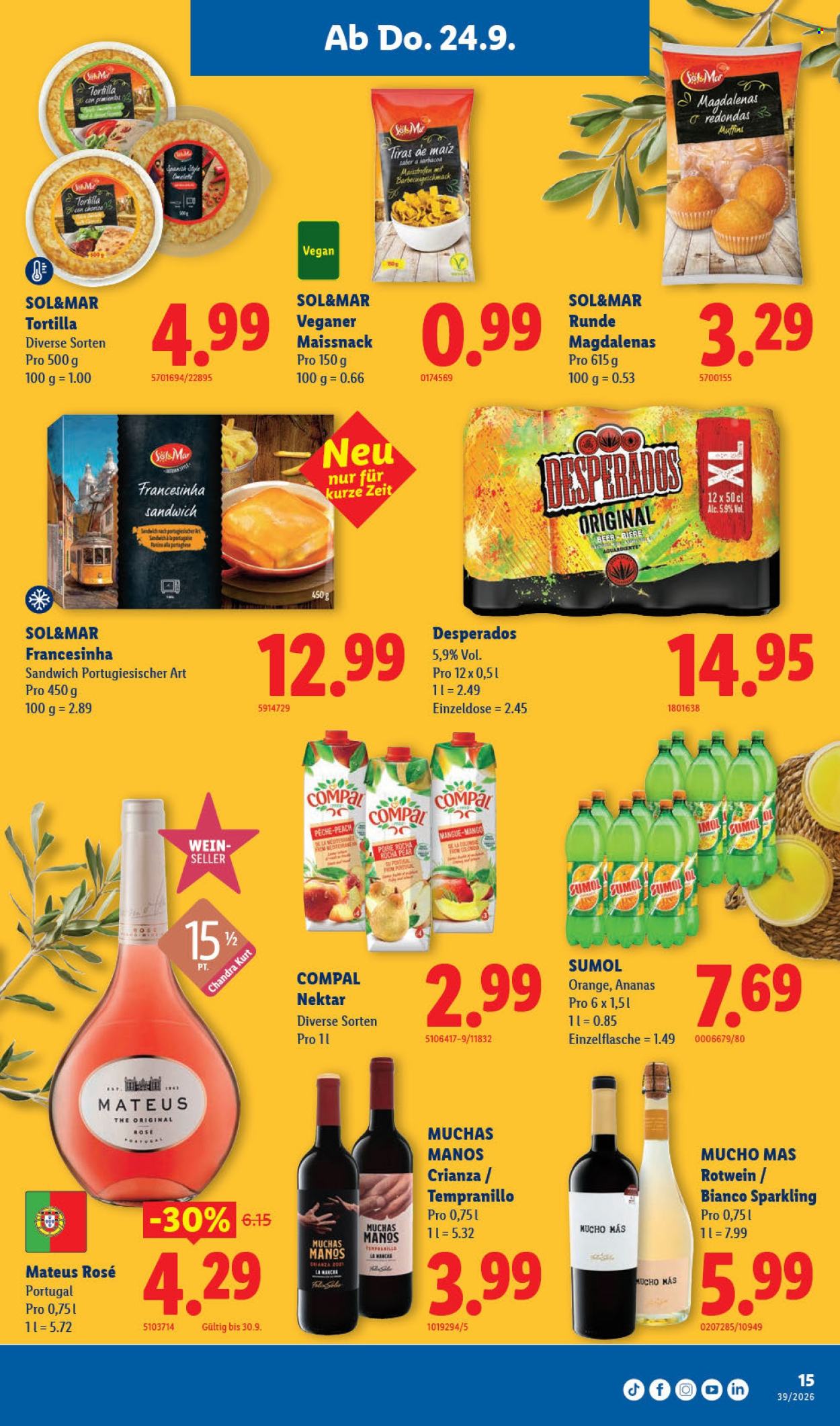 Volantino Lidl - 24.9.2026 - 30.9.2026. Pagina 15. Pagina 15