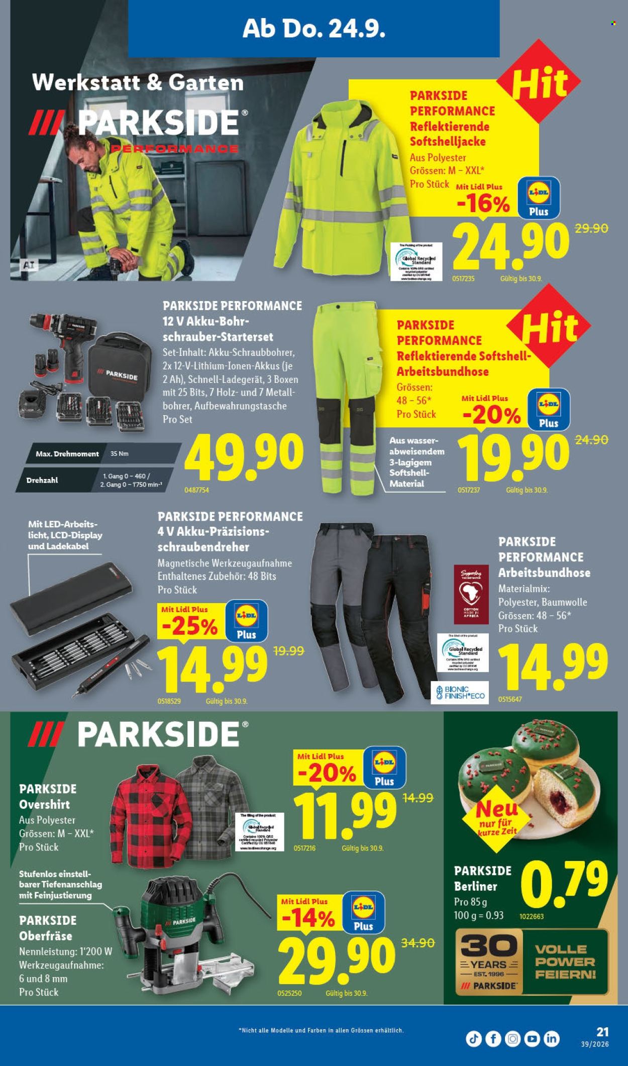 Volantino Lidl - 24.9.2026 - 30.9.2026. Pagina 21. Pagina 21