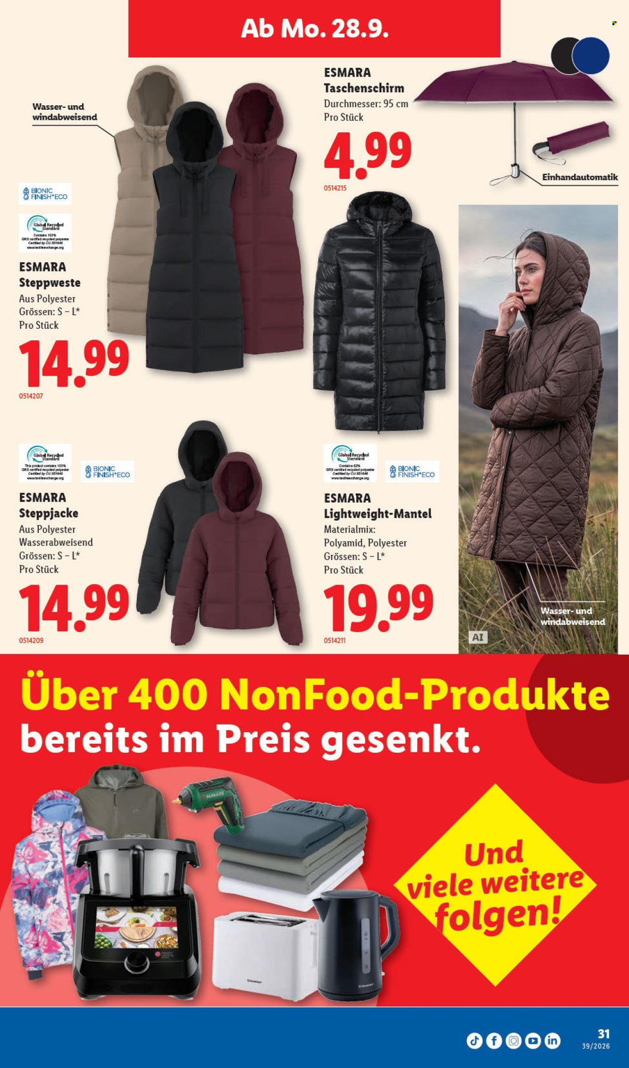 Volantino Lidl - 24.9.2026 - 30.9.2026. Pagina 31. Pagina 31