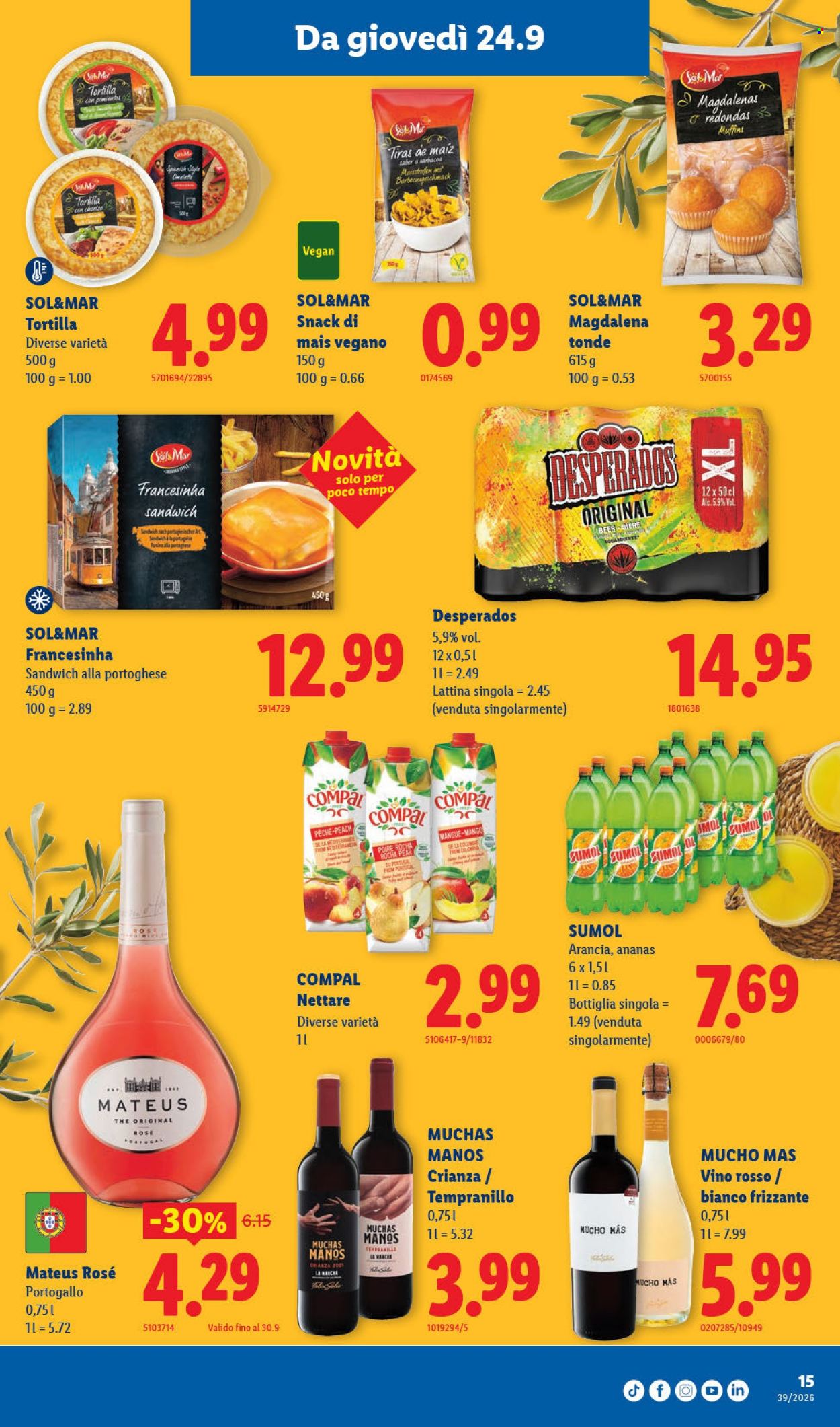 Volantino Lidl - 24.9.2026 - 30.9.2026. Pagina 15. Pagina 15