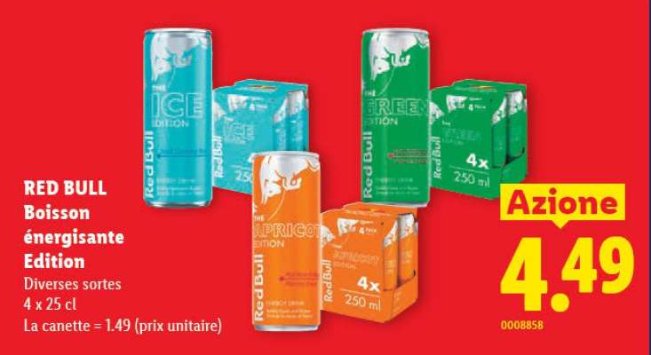 RED BULL Boisson énergisante Edition