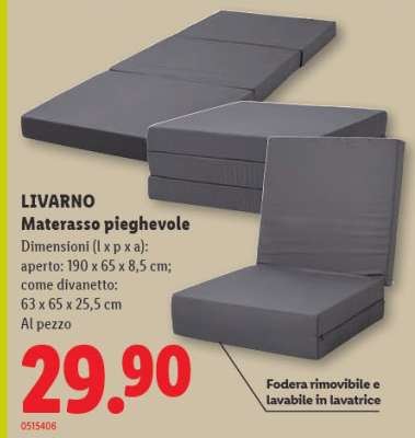 LIVARNO Materasso pieghevole