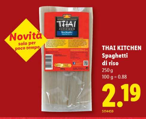 THAI KITCHEN Spaghetti di riso
