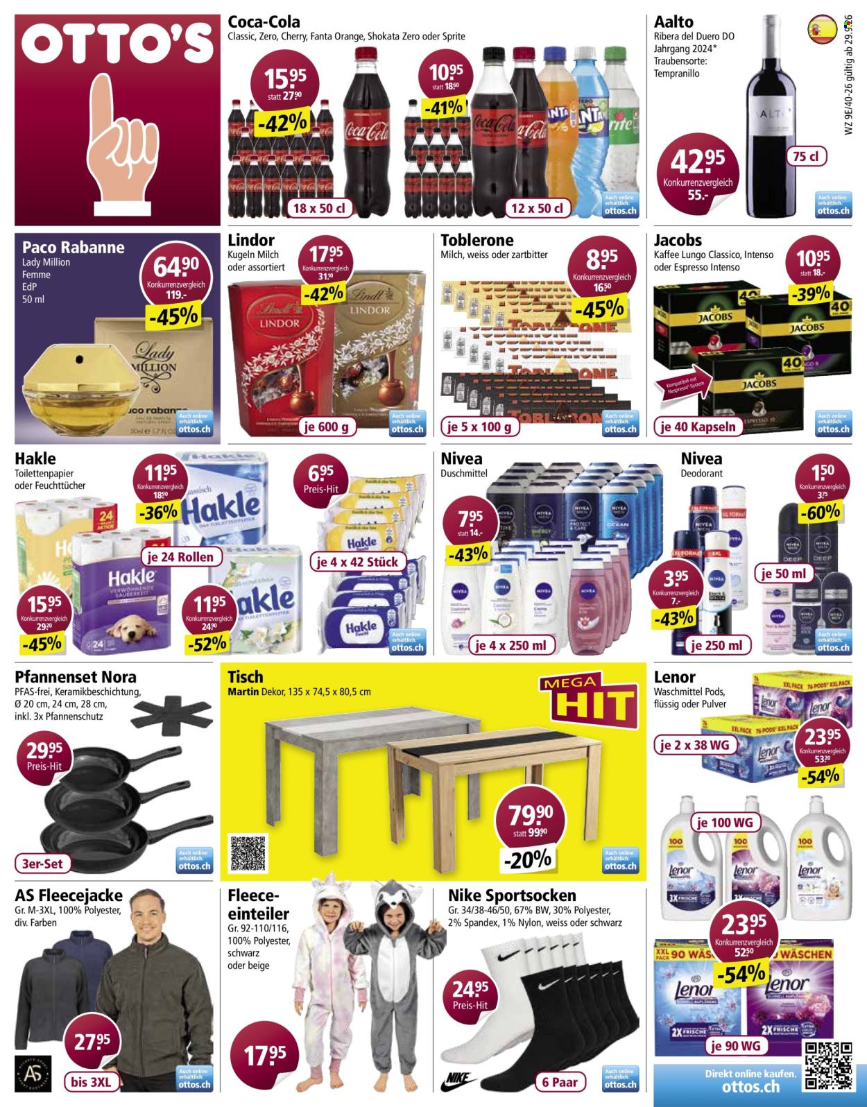 Volantino Otto's - 29.9.2026 - 5.10.2026. Pagina 1. Pagina 1