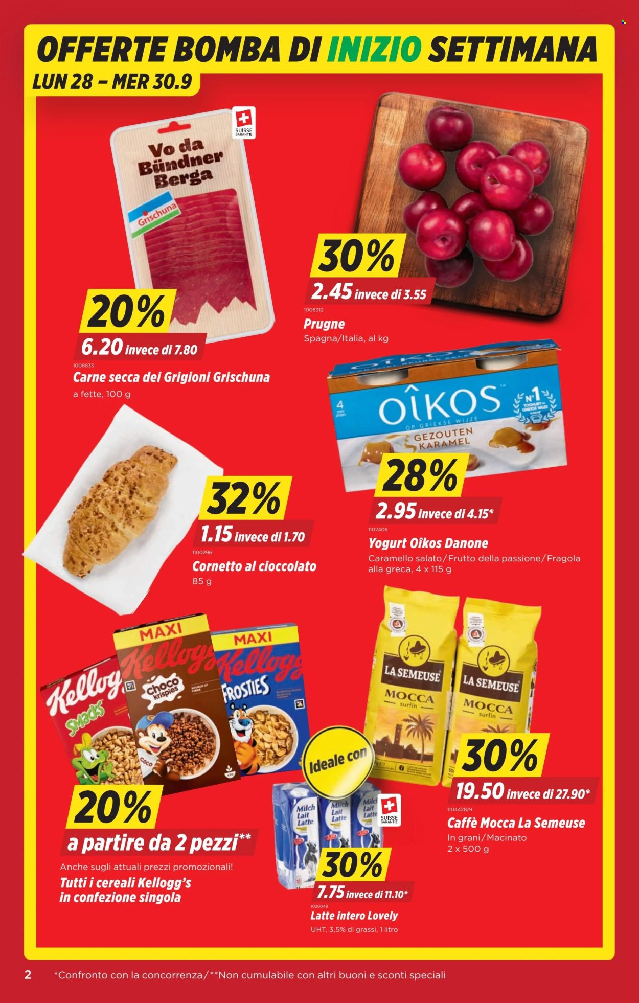 Volantino Denner - 24.9.2026 - 30.9.2026. Pagina 2. Pagina 2