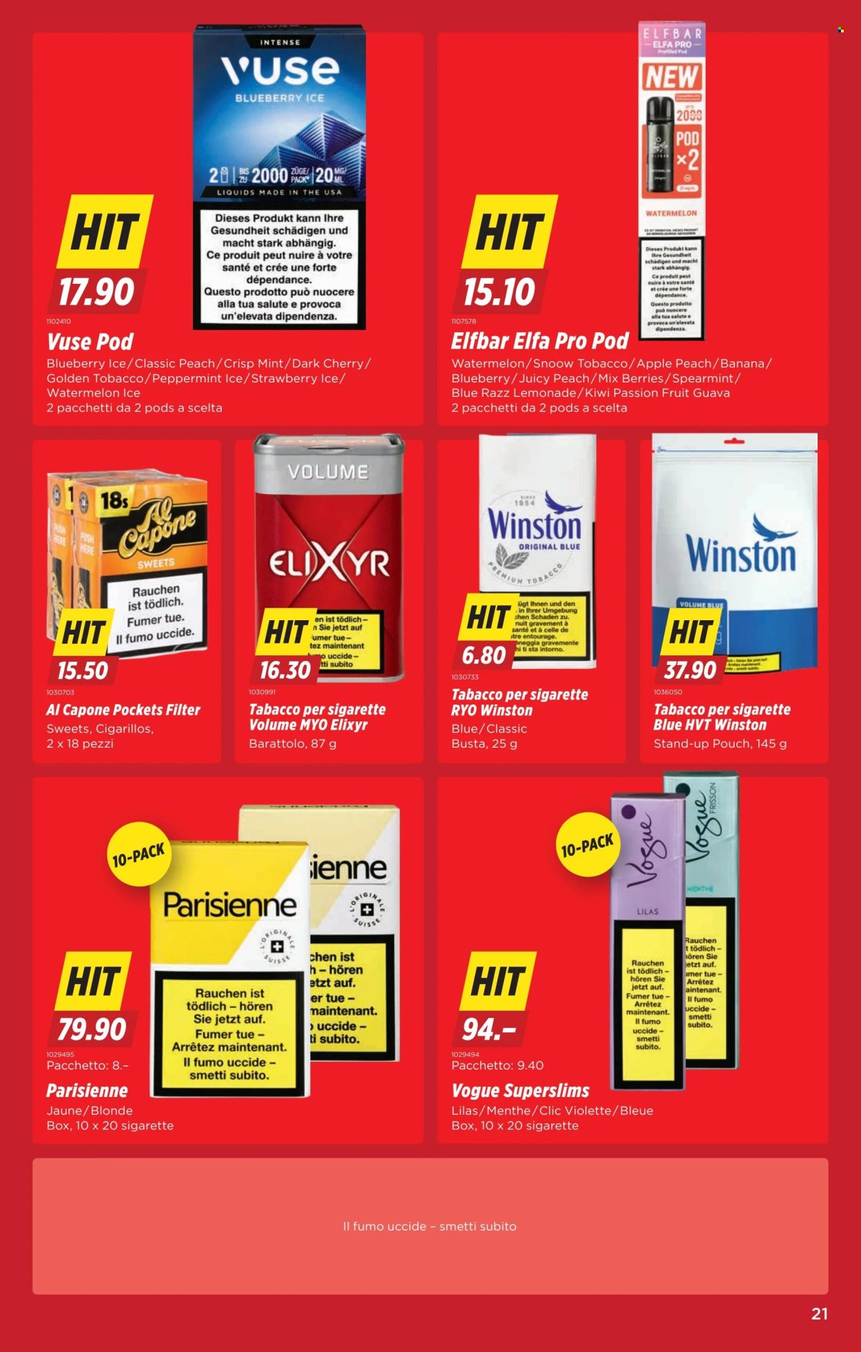Volantino Denner - 24.9.2026 - 30.9.2026. Pagina 21. Pagina 21