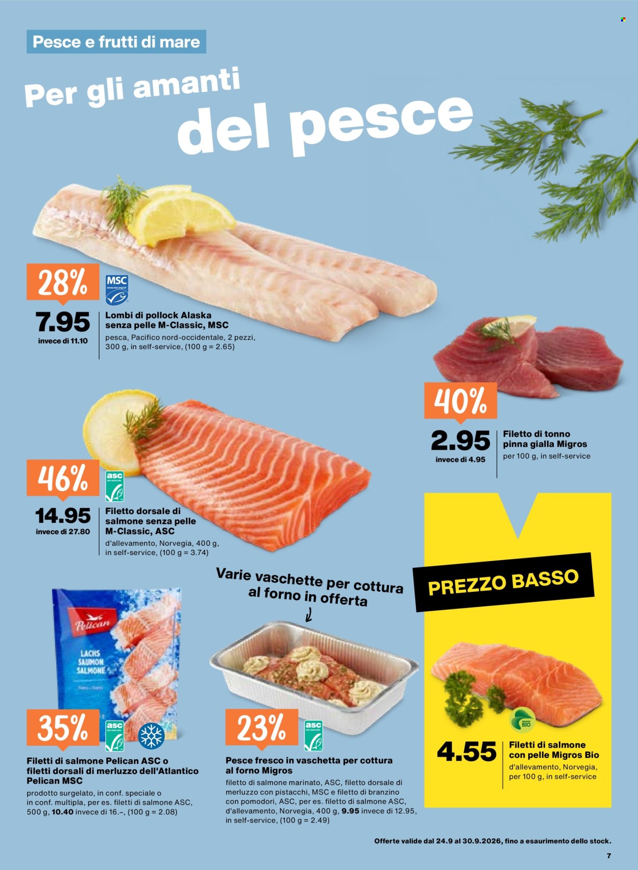 Volantino Migros - 24.9.2026 - 30.9.2026. Pagina 7. Pagina 7