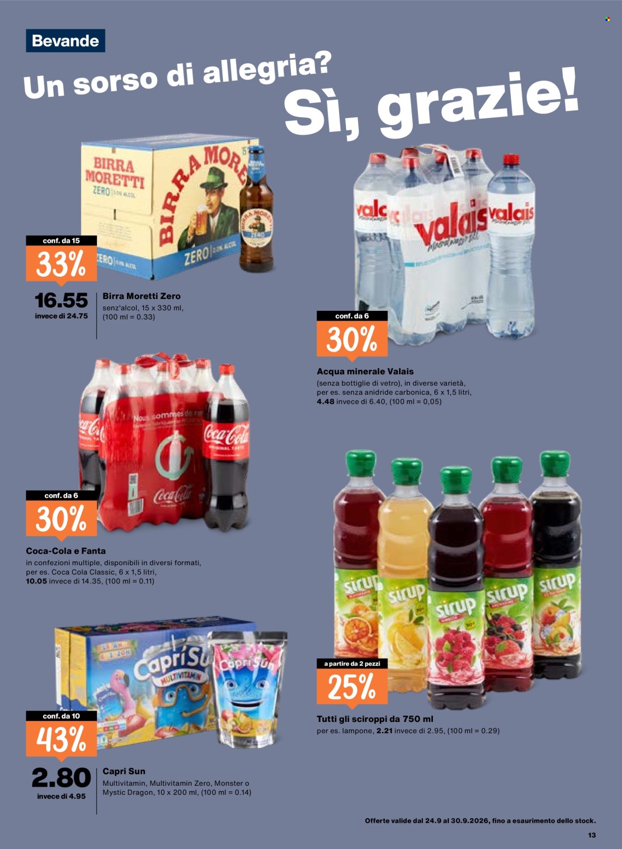 Volantino Migros - 24.9.2026 - 30.9.2026. Pagina 13. Pagina 13