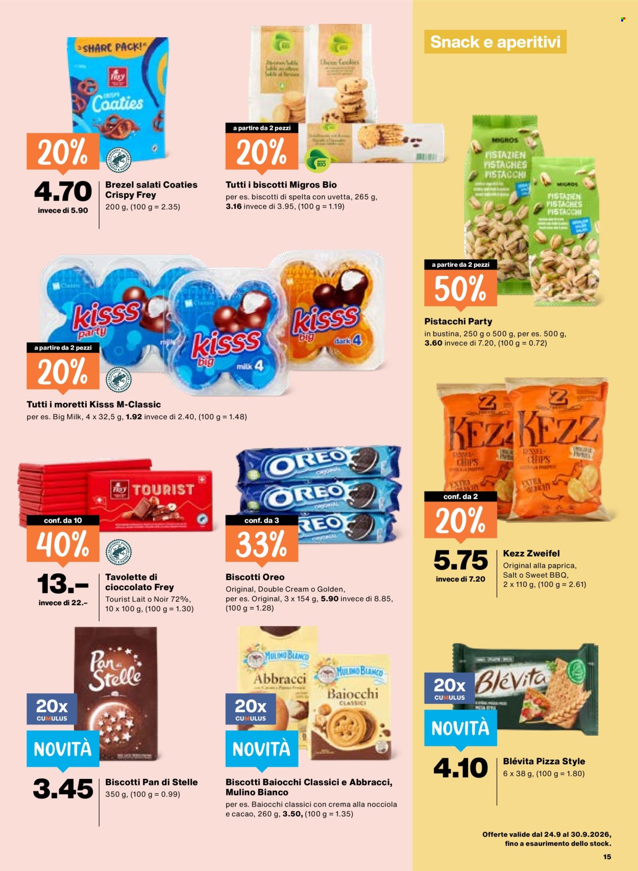Volantino Migros - 24.9.2026 - 30.9.2026. Pagina 15. Pagina 15