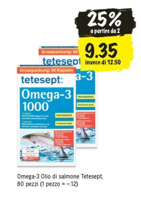 Omega-3 olio di salmone tetesept