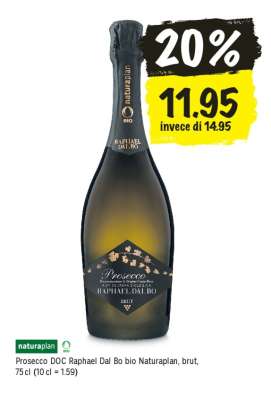 Prosecco DOC Raphael Dal Bo bio Naturaplan