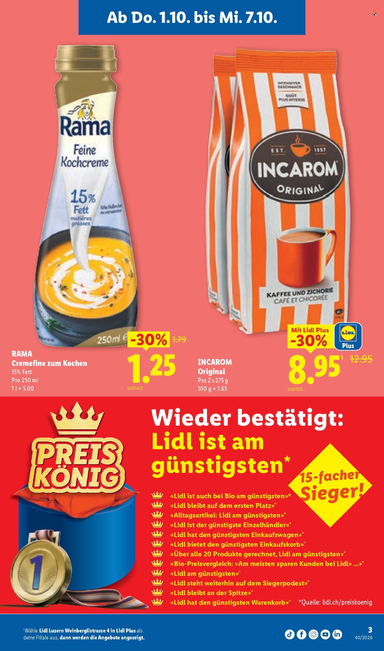 Volantino Lidl - 1.10.2026 - 7.10.2026. Pagina 3. Pagina 3