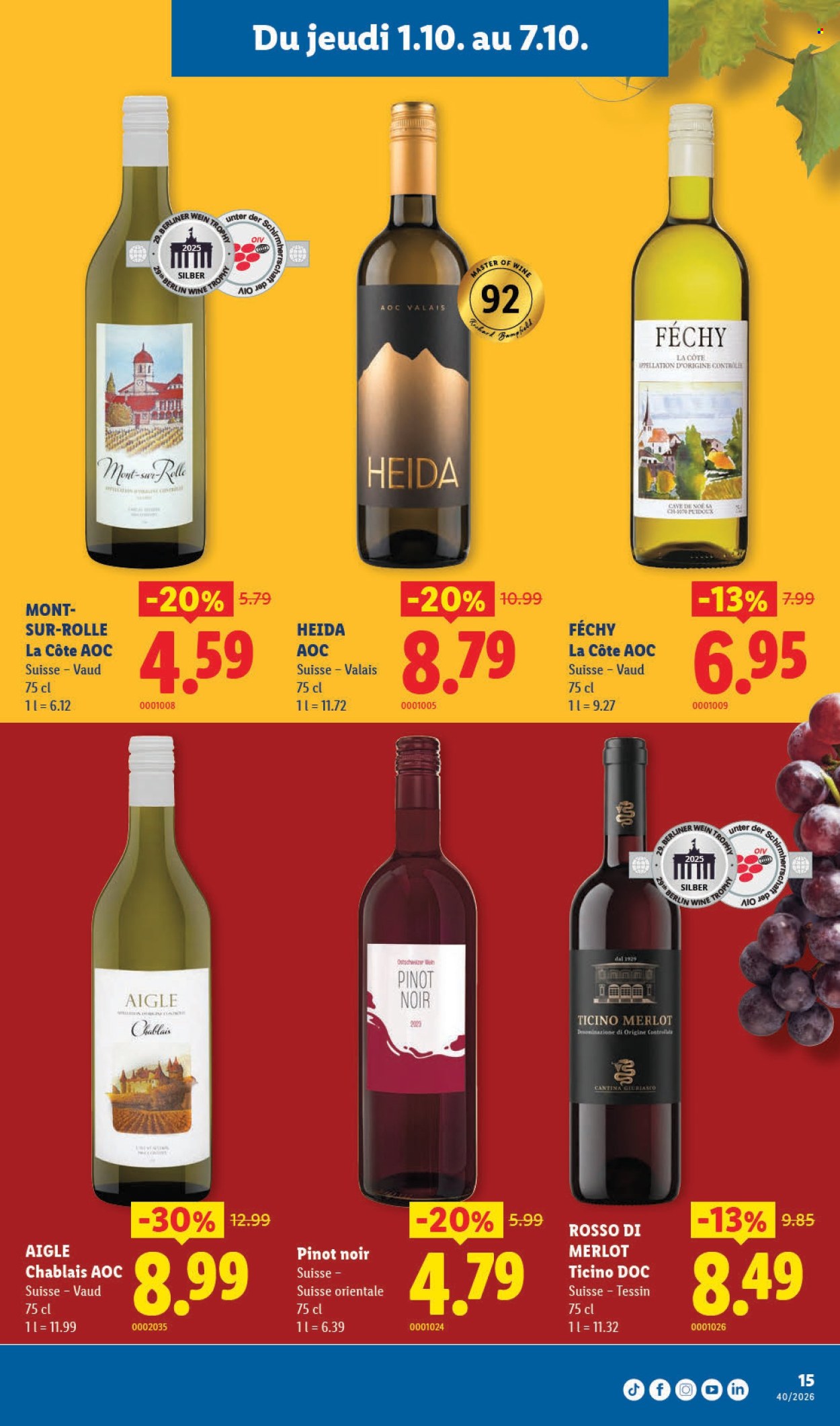 Volantino Lidl - 1.10.2026 - 7.10.2026. Pagina 15. Pagina 15
