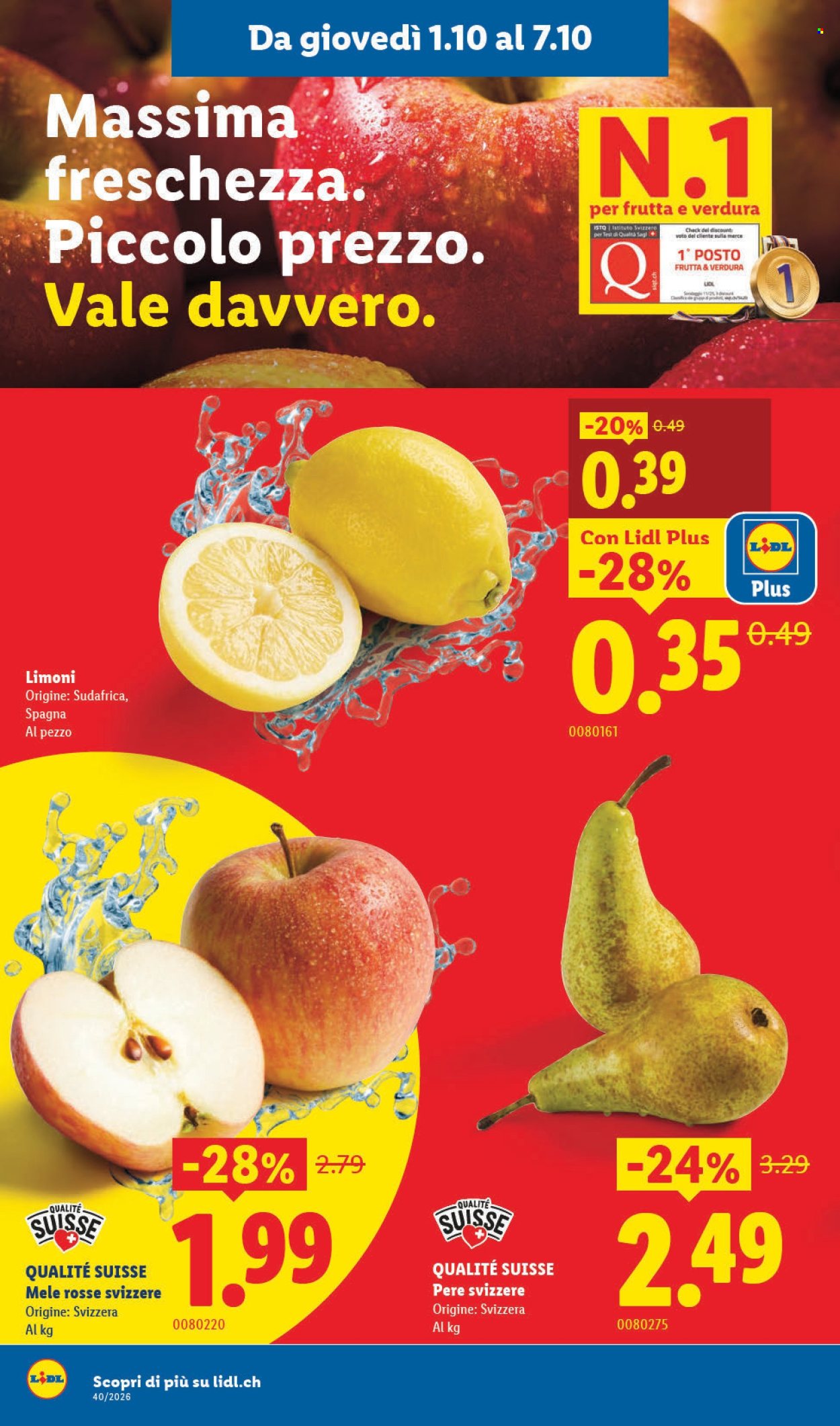 Volantino Lidl - 1.10.2026 - 7.10.2026. Pagina 4. Pagina 4