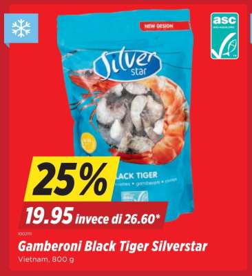 Gamberoni Black Tiger Silverstar