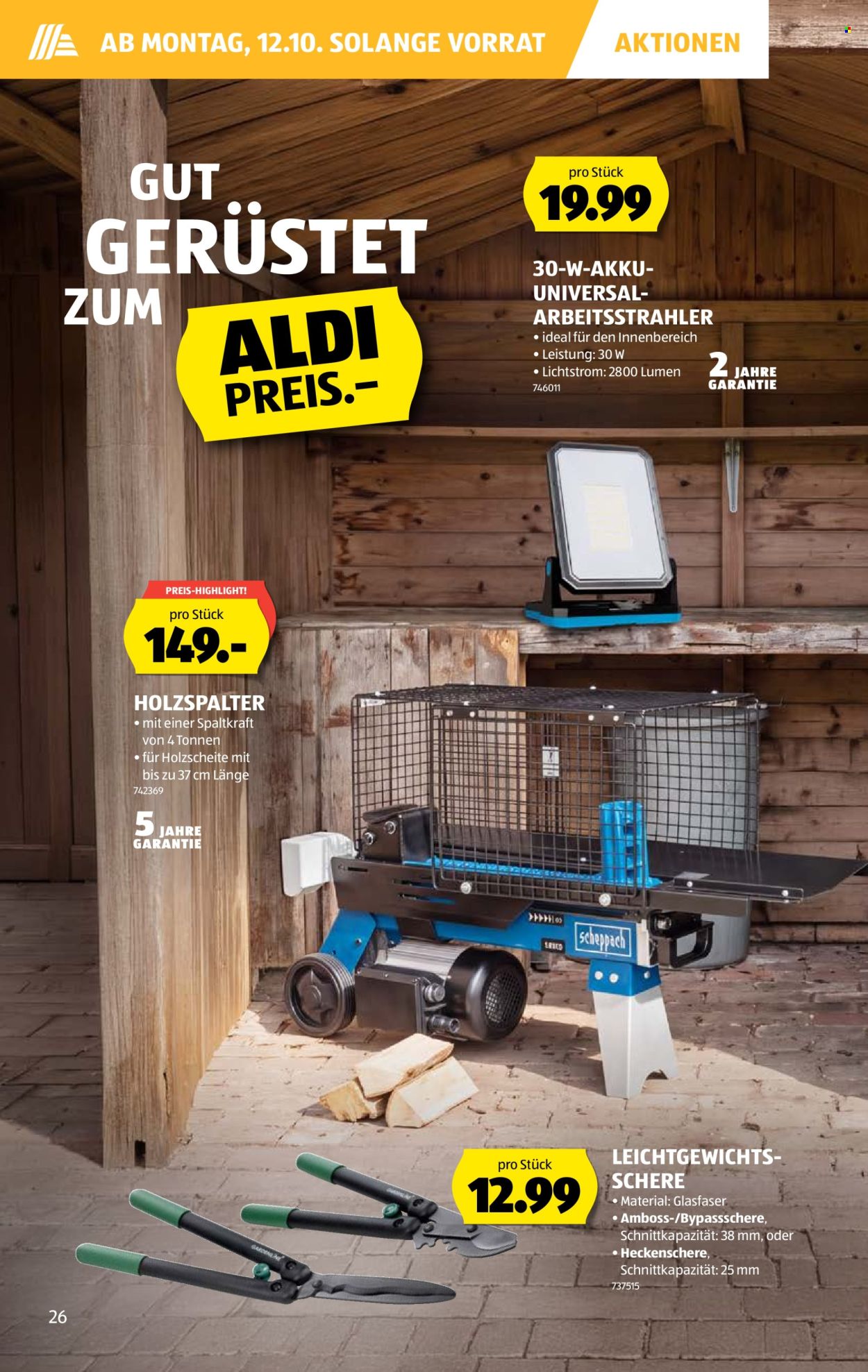 Volantino Aldi - 8.10.2026 - 14.10.2026. Pagina 26. Pagina 26