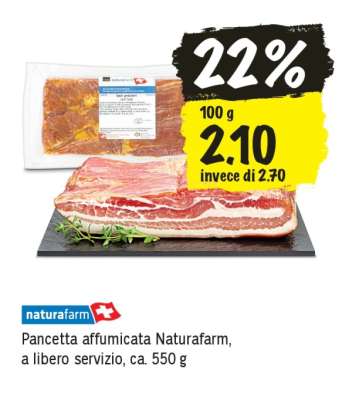 Pancetta affumicata Naturafarm