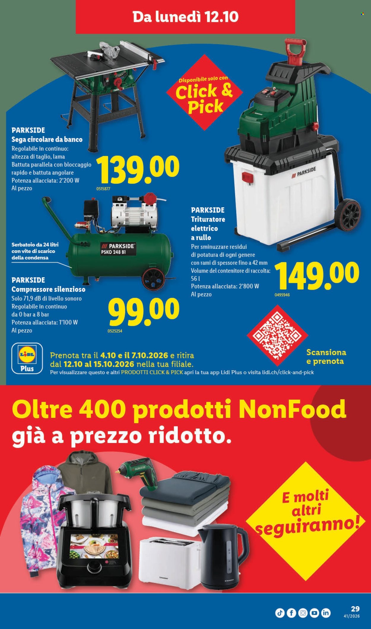 Volantino Lidl - 8.10.2026 - 14.10.2026. Pagina 29. Pagina 29