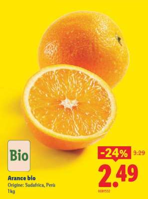 Arance bio