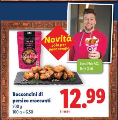Bocconcini di persico croccanti