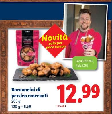 Bocconcini di persico croccanti