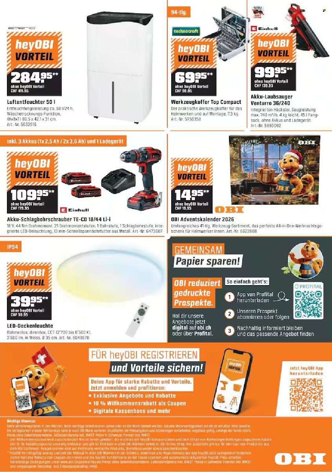 Volantino OBI - 7.10.2026 - 1.11.2026. Pagina 16. Pagina 16