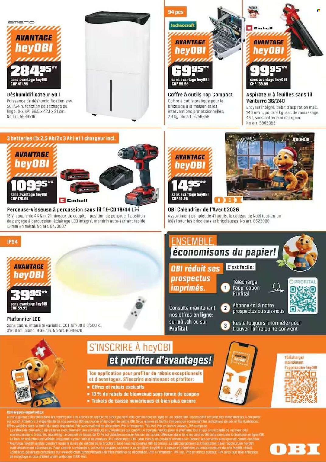 Volantino OBI - 7.10.2026 - 1.11.2026. Pagina 16. Pagina 16