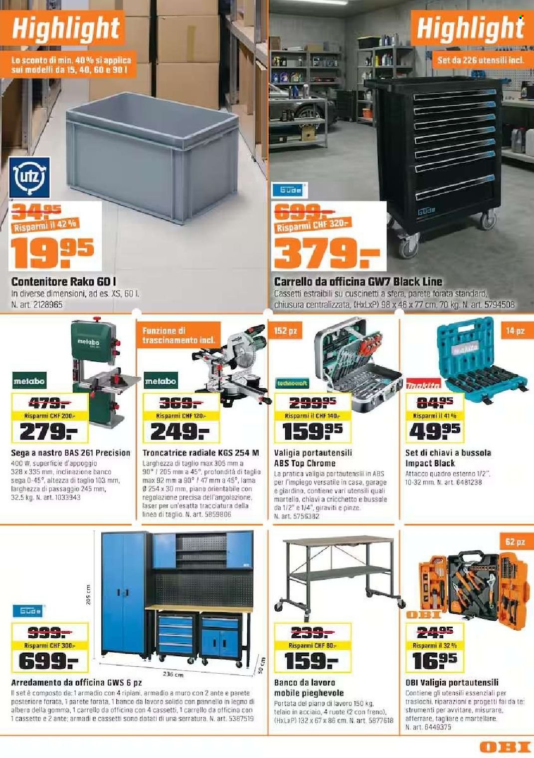 Volantino OBI - 7.10.2026 - 1.11.2026. Pagina 3. Pagina 3