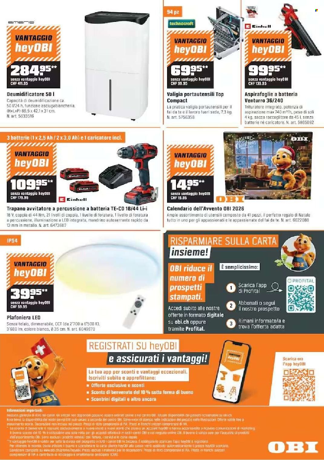Volantino OBI - 7.10.2026 - 1.11.2026. Pagina 16. Pagina 16