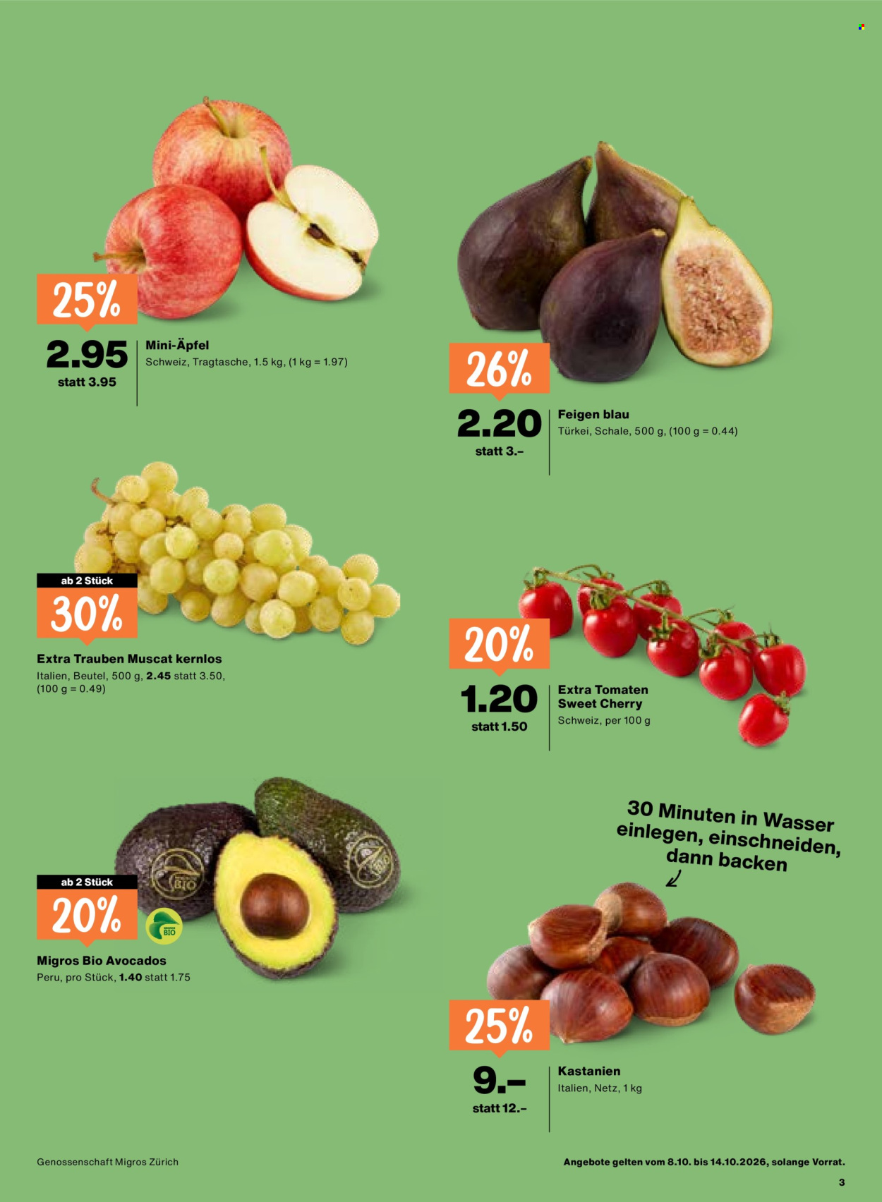 Volantino Migros - 8.10.2026 - 14.10.2026. Pagina 3. Pagina 3