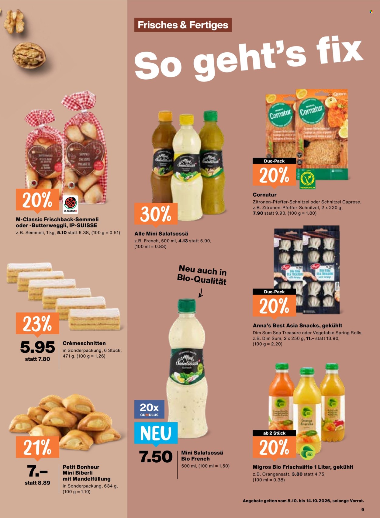 Volantino Migros - 8.10.2026 - 14.10.2026. Pagina 9. Pagina 9