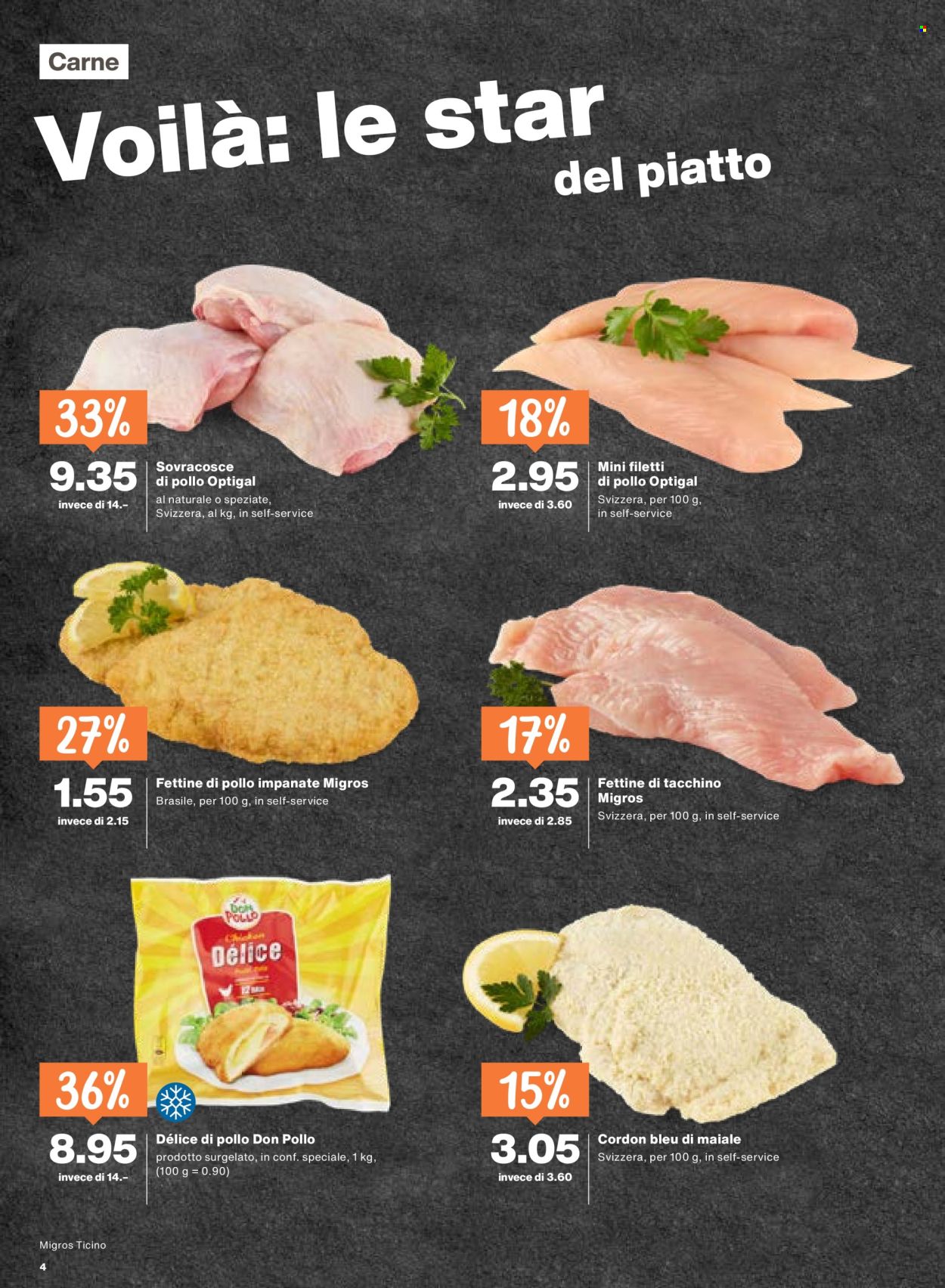 Volantino Migros - 8.10.2026 - 14.10.2026. Pagina 4. Pagina 4