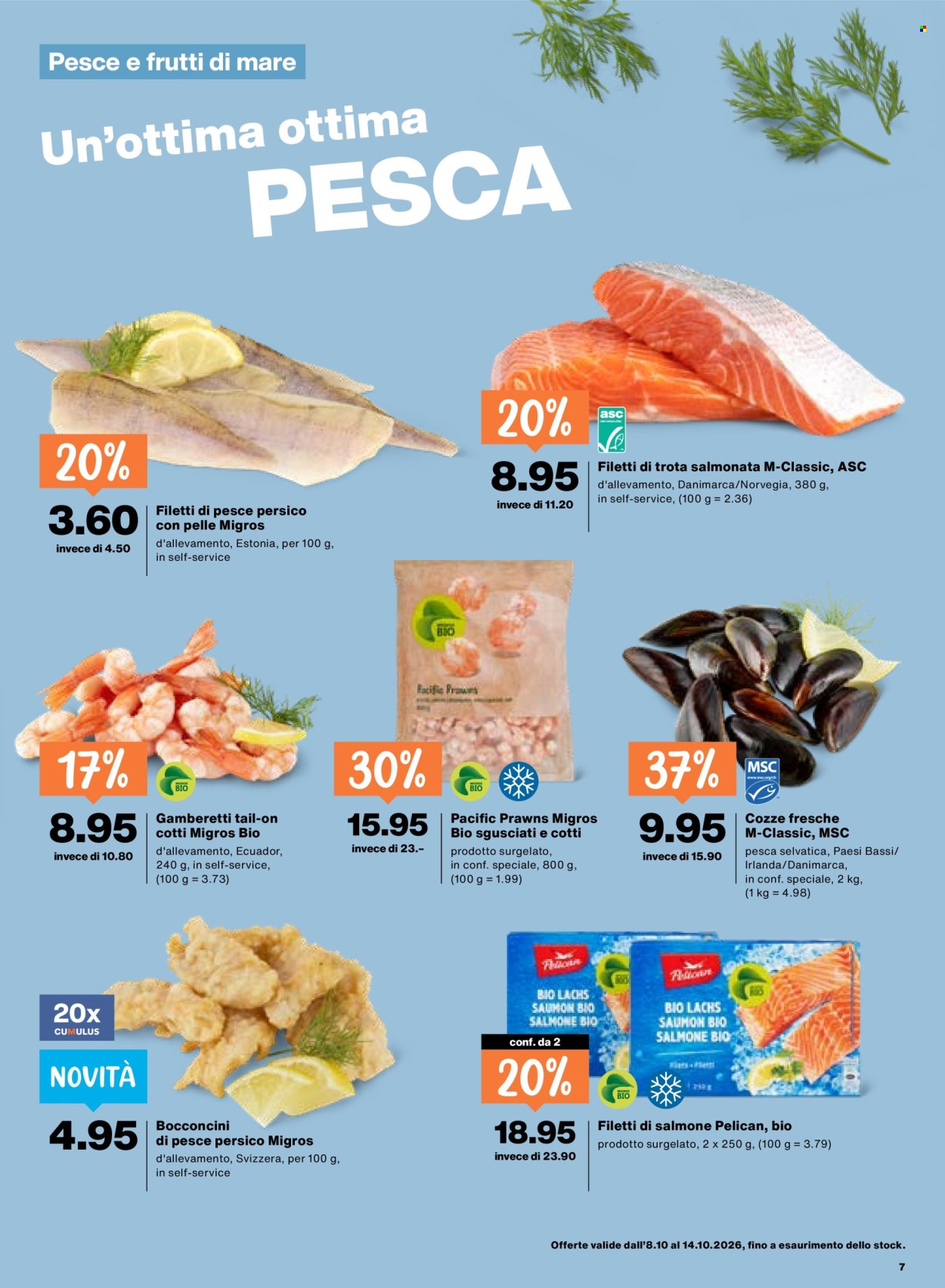 Volantino Migros - 8.10.2026 - 14.10.2026. Pagina 7. Pagina 7