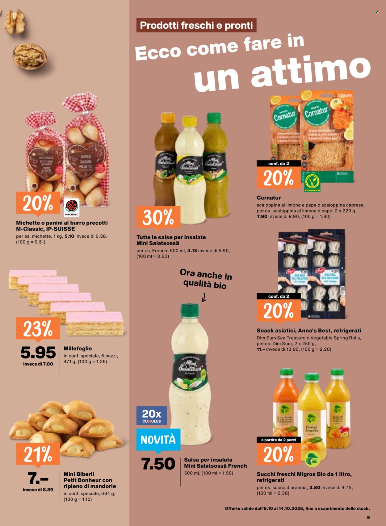 Volantino Migros - 8.10.2026 - 14.10.2026. Pagina 9. Pagina 9