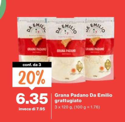 Grana Padano Da Emilio grattugiato