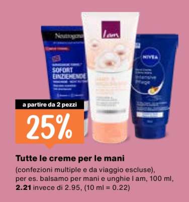 Tutte le creme per le mani