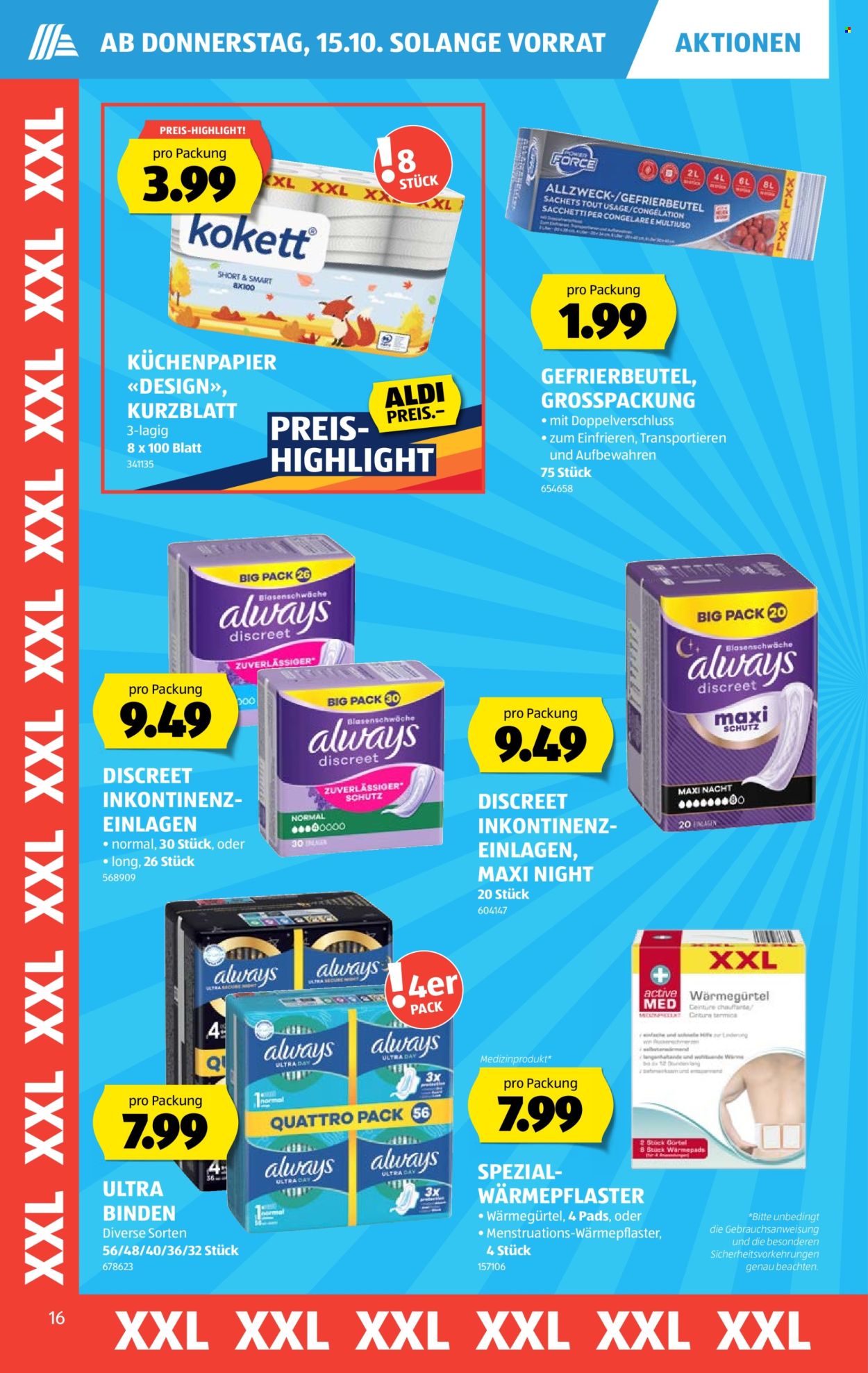 Volantino Aldi - 15.10.2026 - 21.10.2026. Pagina 16. Pagina 16