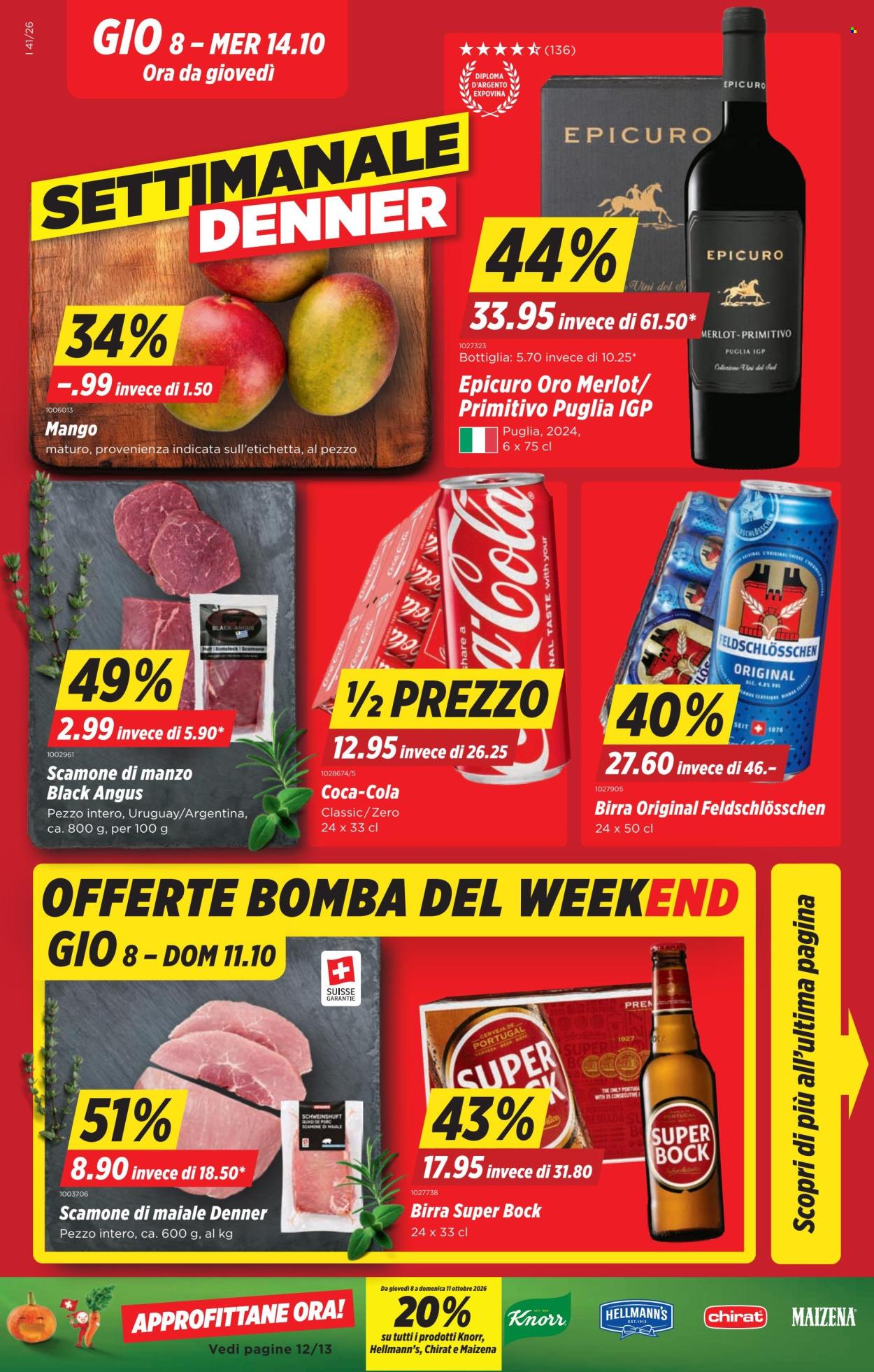 Volantino Denner - 8.10.2026 - 14.10.2026. Pagina 1. Pagina 1
