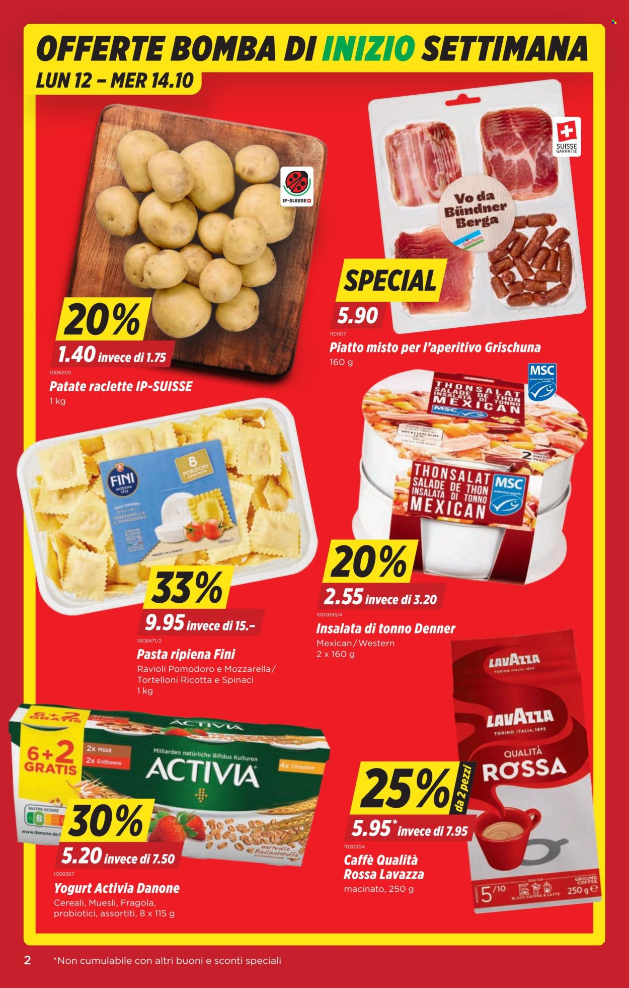 Volantino Denner - 8.10.2026 - 14.10.2026. Pagina 2. Pagina 2
