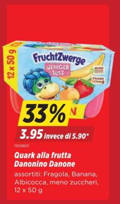Quark alla frutta Danonino Danone