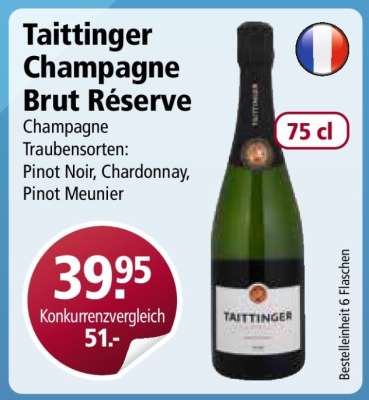 Taittinger Champagne Brut Réserve