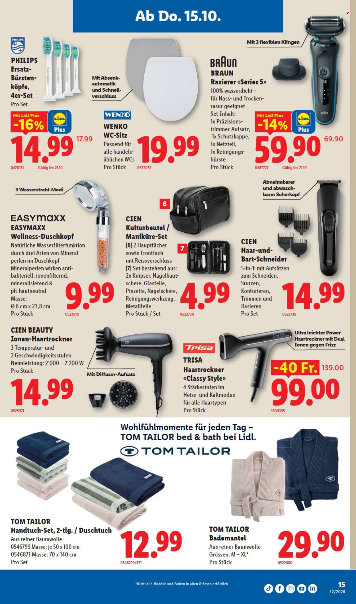 Volantino Lidl - 15.10.2026 - 21.10.2026. Pagina 15. Pagina 15