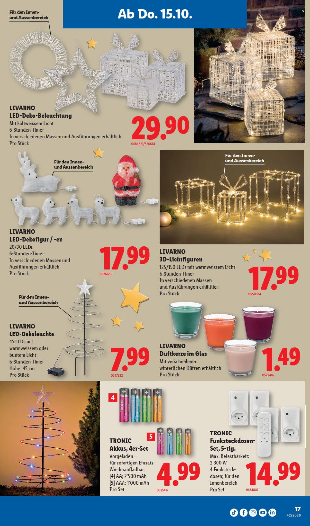 Volantino Lidl - 15.10.2026 - 21.10.2026. Pagina 17. Pagina 17