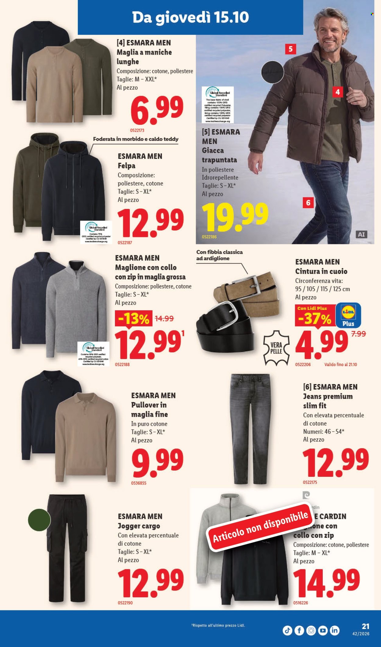 Volantino Lidl - 15.10.2026 - 21.10.2026. Pagina 21. Pagina 21