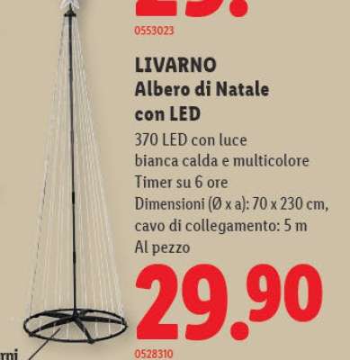 LIVARNO Albero di Natale con LED
