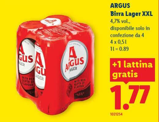 ARGUS Birra Lager XXL