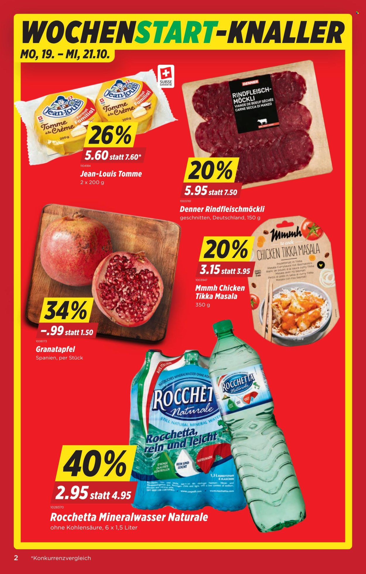 Volantino Denner - 15.10.2026 - 21.10.2026. Pagina 2. Pagina 2