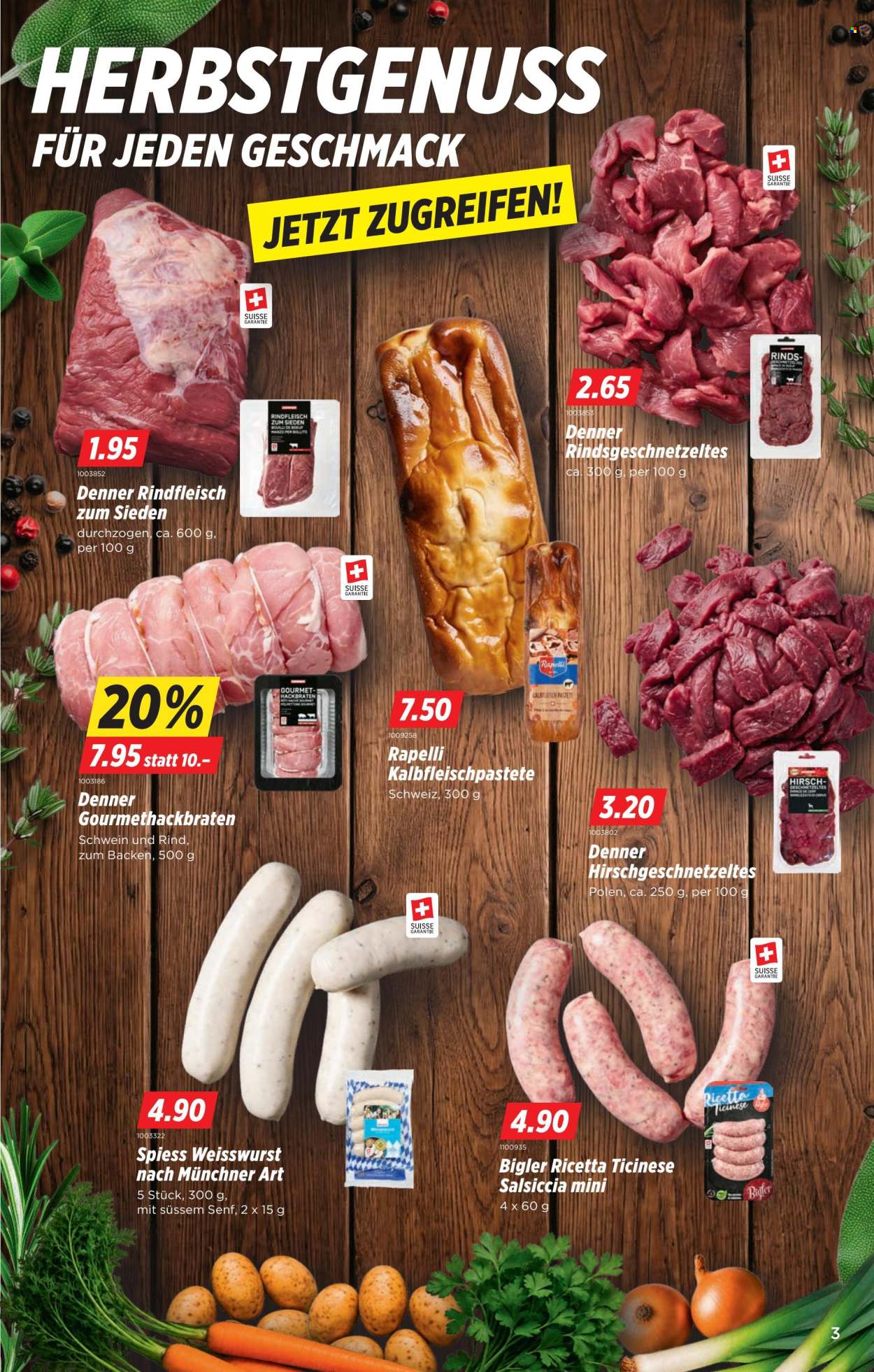 Volantino Denner - 15.10.2026 - 21.10.2026. Pagina 3. Pagina 3