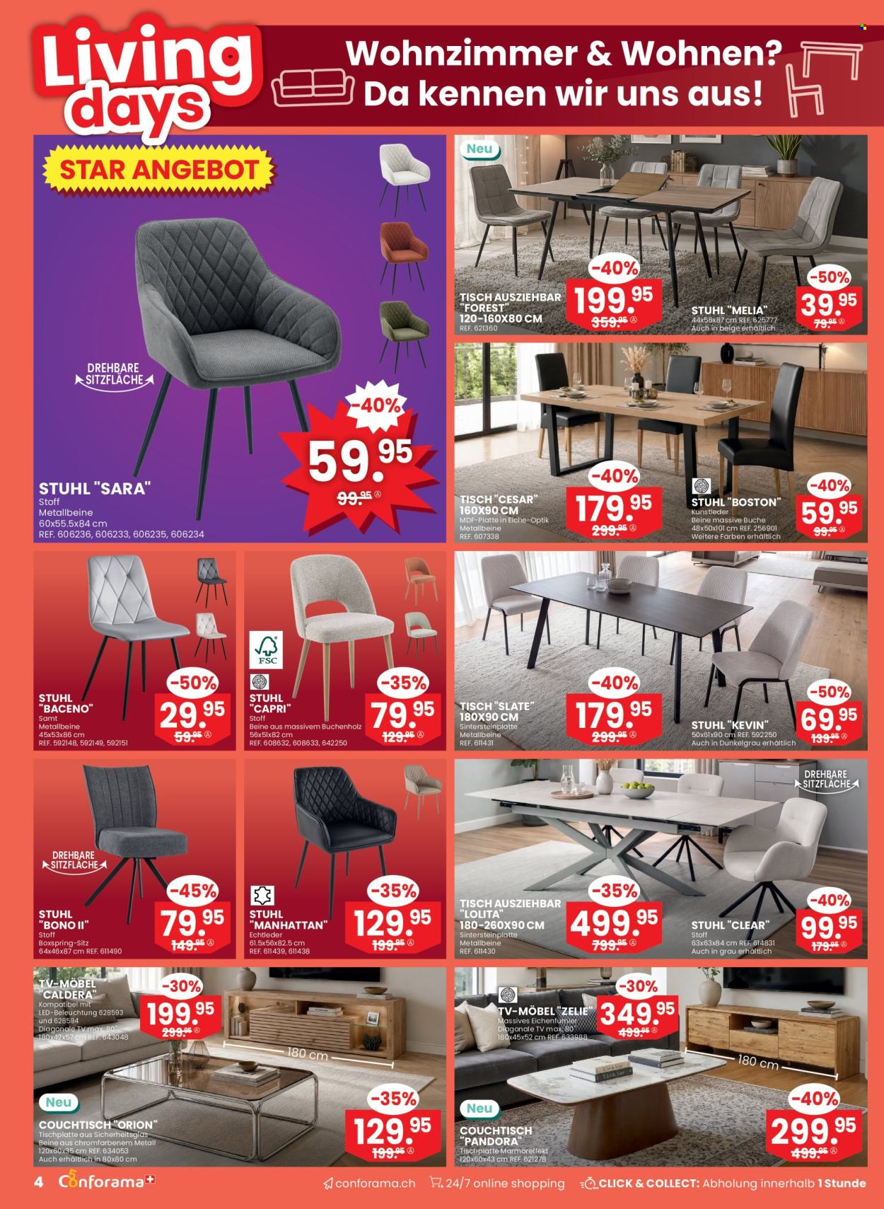 Volantino Conforama - 14.10.2026 - 27.10.2026. Pagina 4. Pagina 4